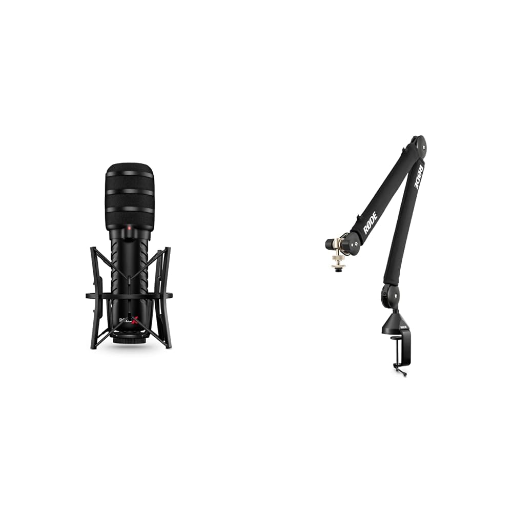 USB Dynamic Microphone & Desk-Mounted Boom Arm I67328