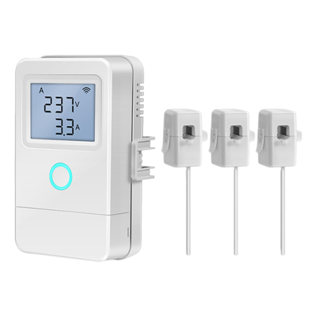 Wi Fi Real Time Electricity Usage Monitor with 3 100A Clamps E984
