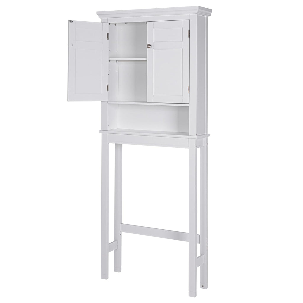 White Over The Toilet Storage Cabinet M9749