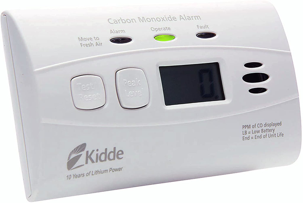 Carbon Monoxide Detector with 10-Year Battery, Digital Display, 2 Pack K392861