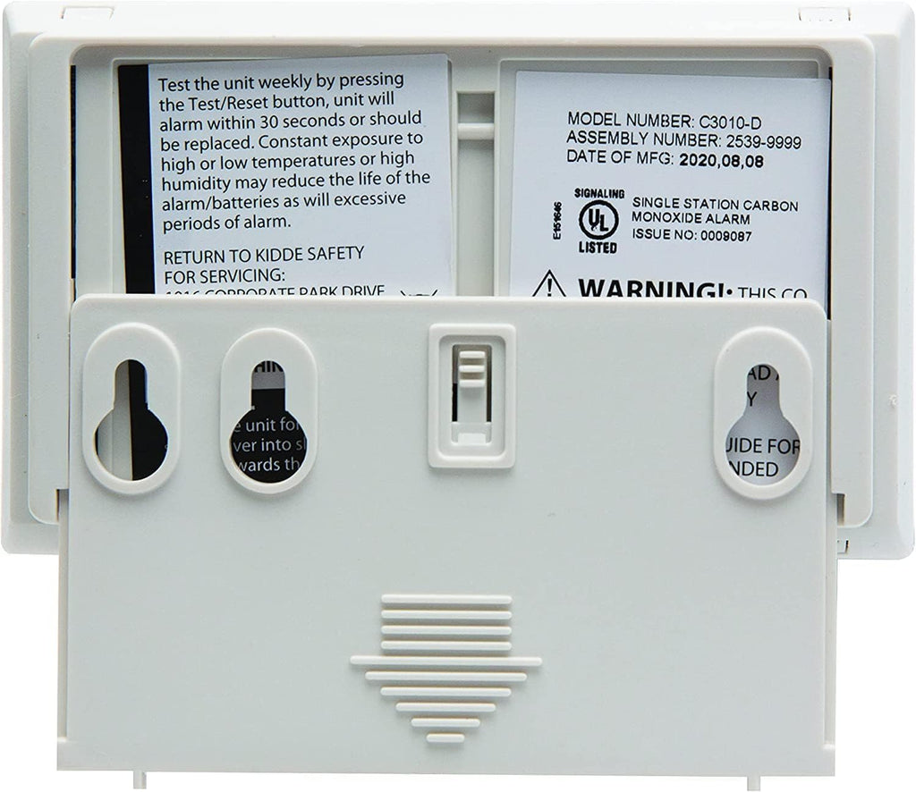 Carbon Monoxide Detector with 10-Year Battery, Digital Display, 2 Pack K392861