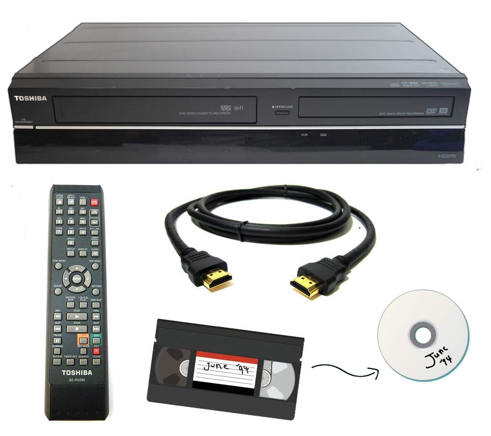 VHS to DVD Recorder VCR Combo with Remote Q9189