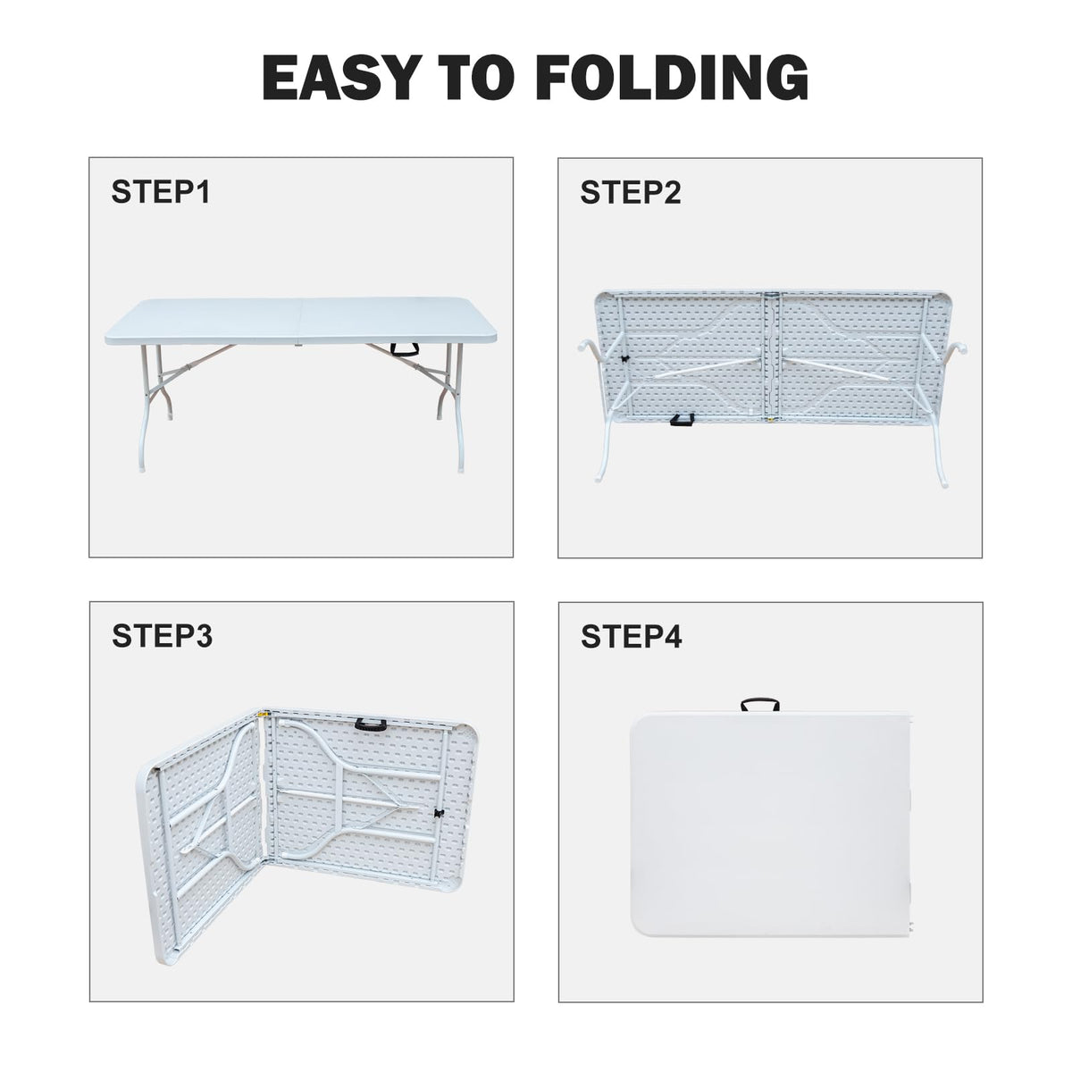6ft Portable Folding Table Z7011