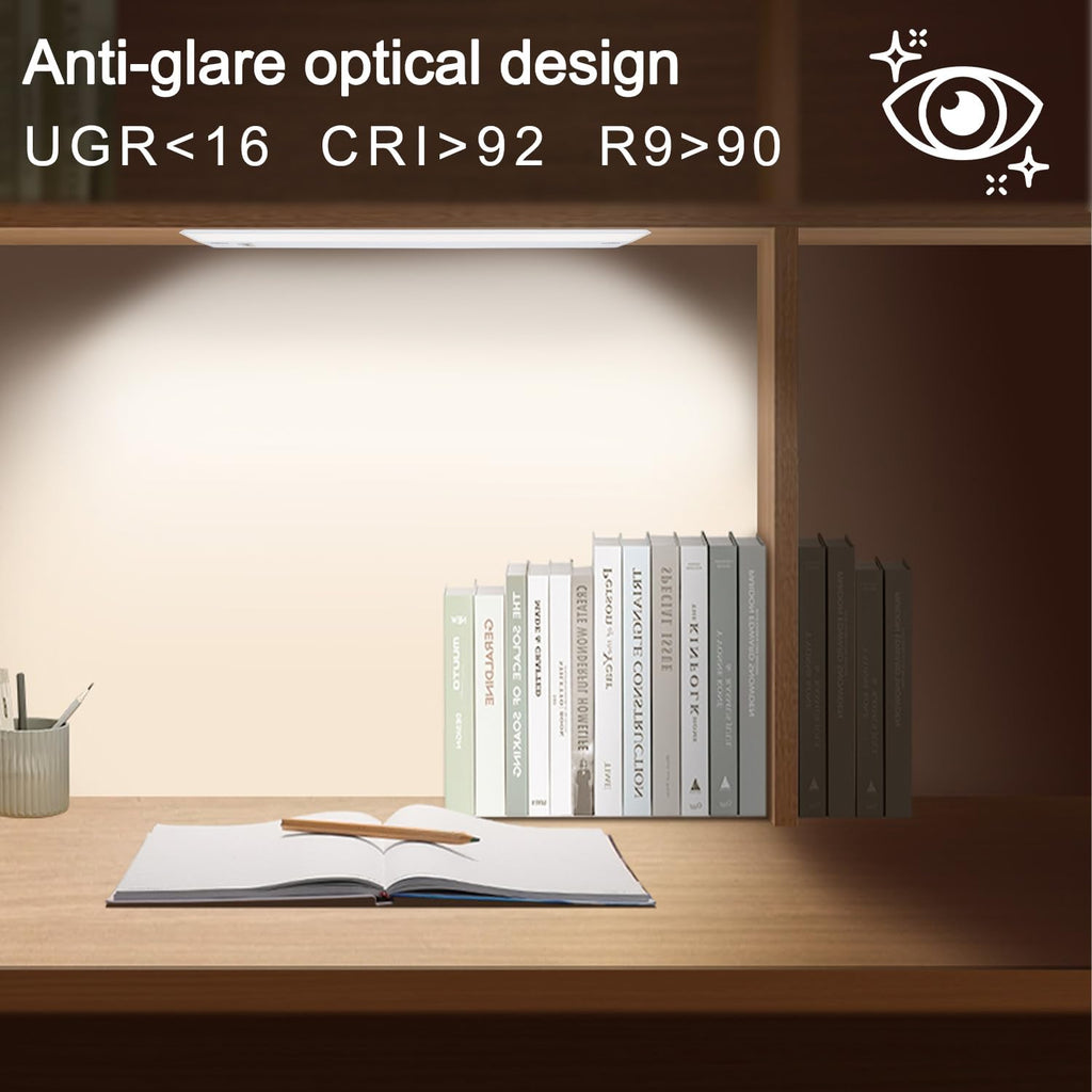 2 Packs Under Cabinet Lighting, 24in 18W Dimmable LED Light, 5 Color Temperature O246843