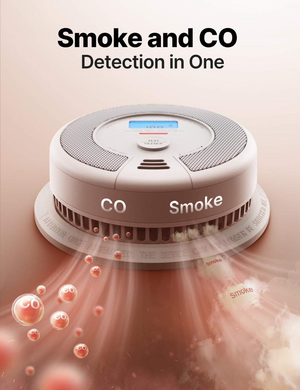 Smoke Detector Carbon Monoxide Alarm Combo 3-Pack F426