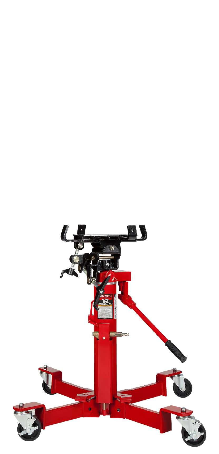 1000-Pound Air and Hydraulic Telescopic Transmission Jack and 1700 Peak Amp 12 Volt Jump Starter V846