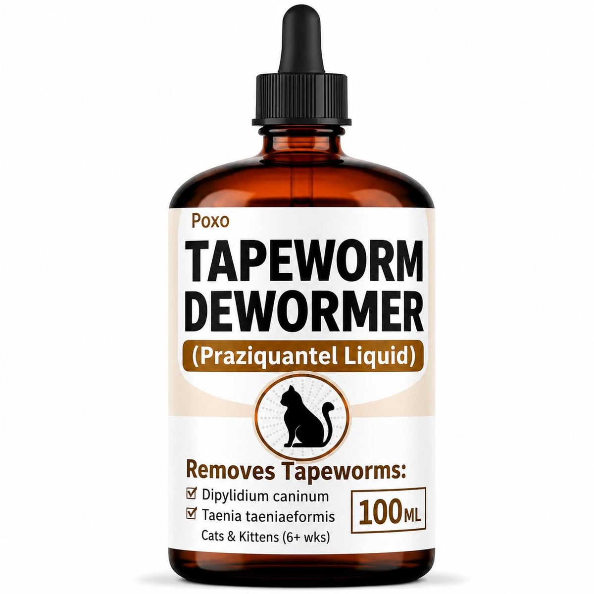 Cat Tapeworm Dewormer Liquid 100 mL J175