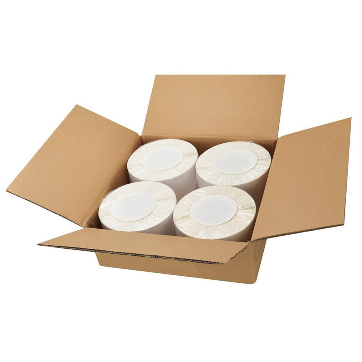 4"x 6" Direct Thermal Labels, 4 Rolls, 4000 Labels V589746