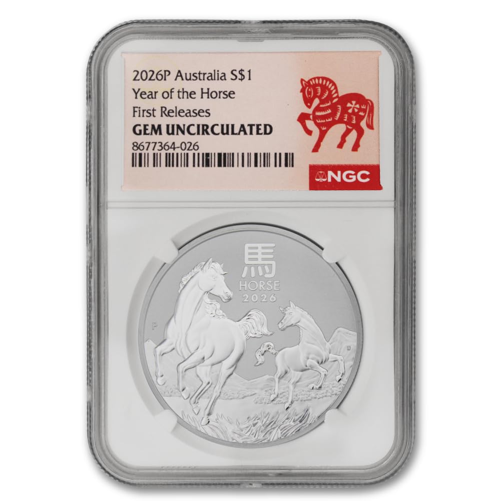 1 oz Australian Silver Lunar Year of the Horse Coin G680773