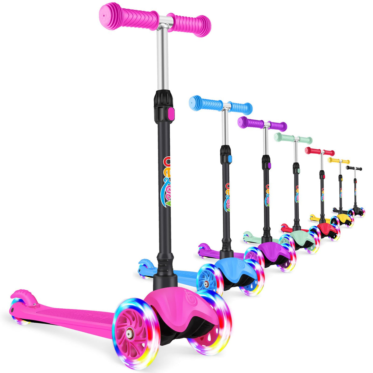 3 Wheel Kids Scooter with Light up Wheels P14558