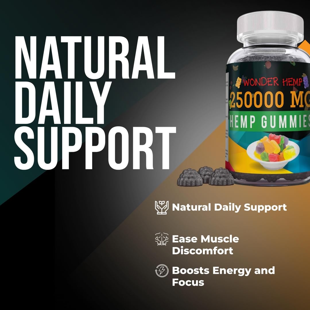 Hemp Gummies Supplement with Hemp Oil Extract R96059