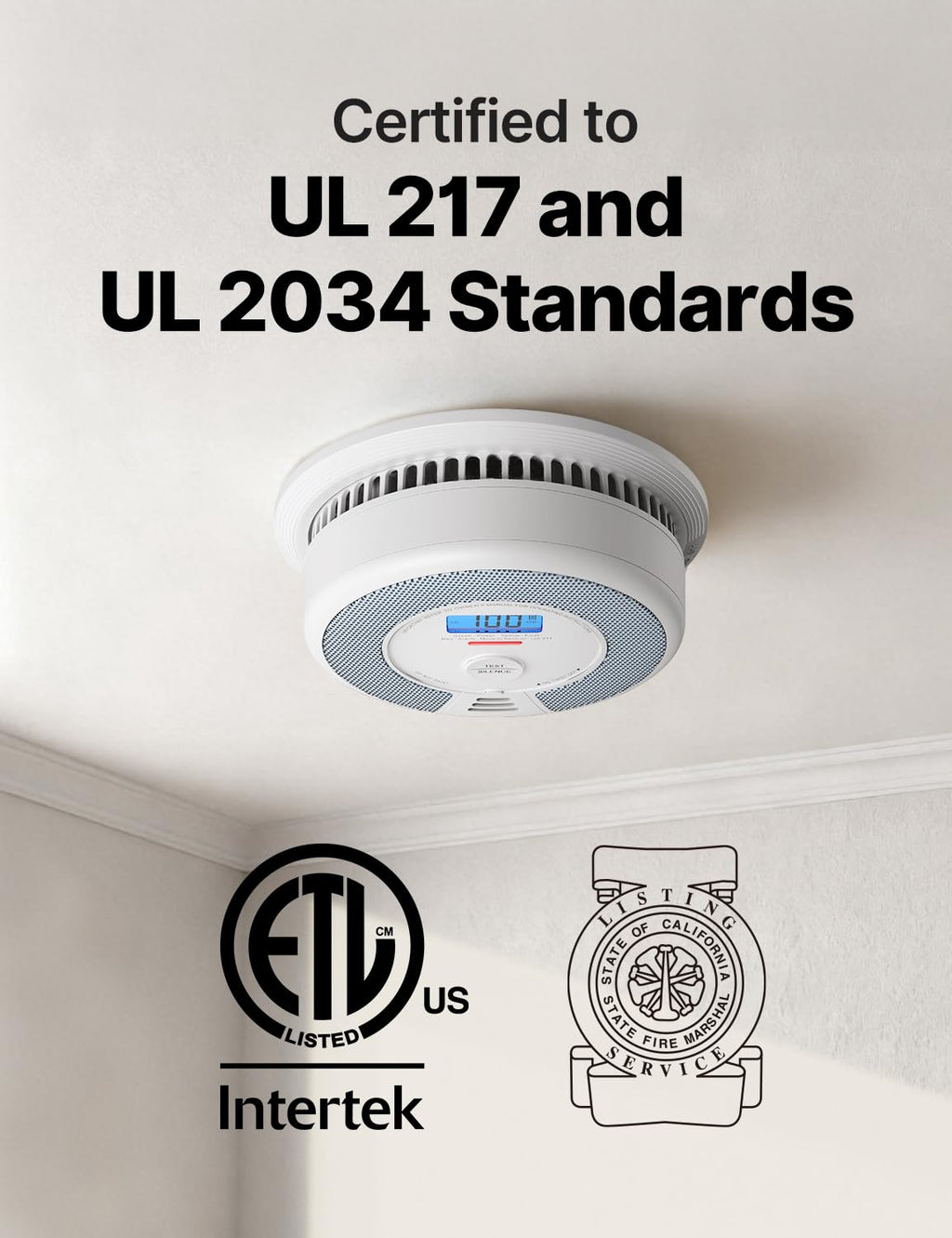 Smoke Detector Carbon Monoxide Alarm Combo 3-Pack F426