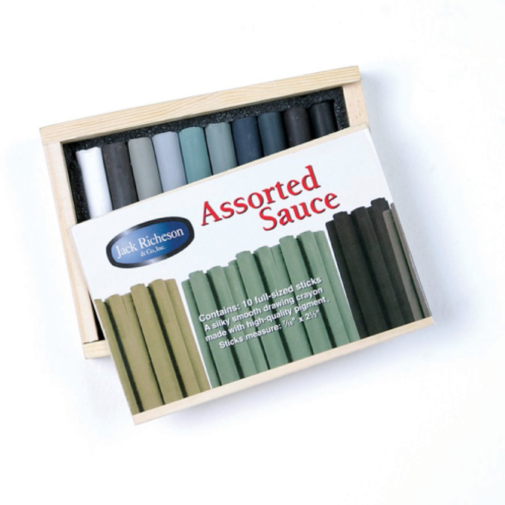 Assorted Sauce in A Wood Box H58234