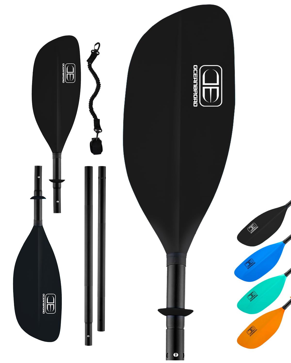 4 Piece Kayak Paddle Alloy Shaft U781