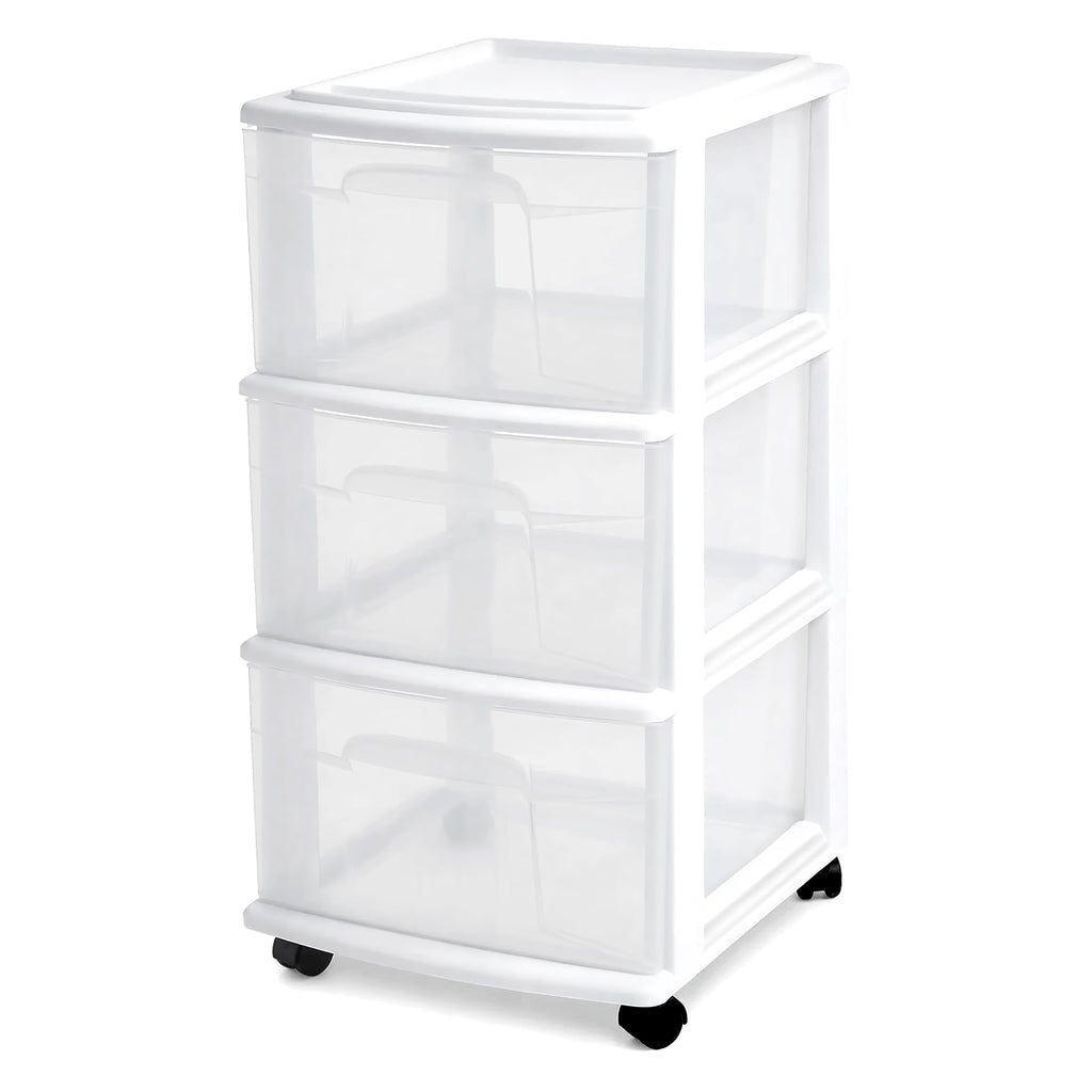 3-Tier Storage Cart with Removable Wheels P9545