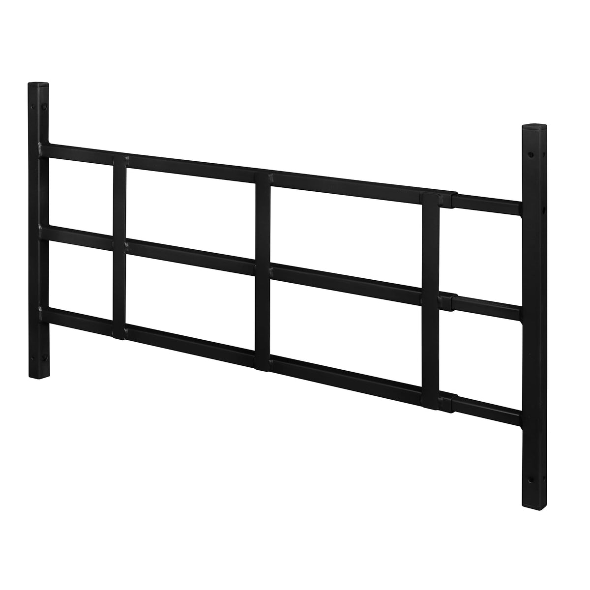 Black Carbon Steel 3-Bar Window Grill L978