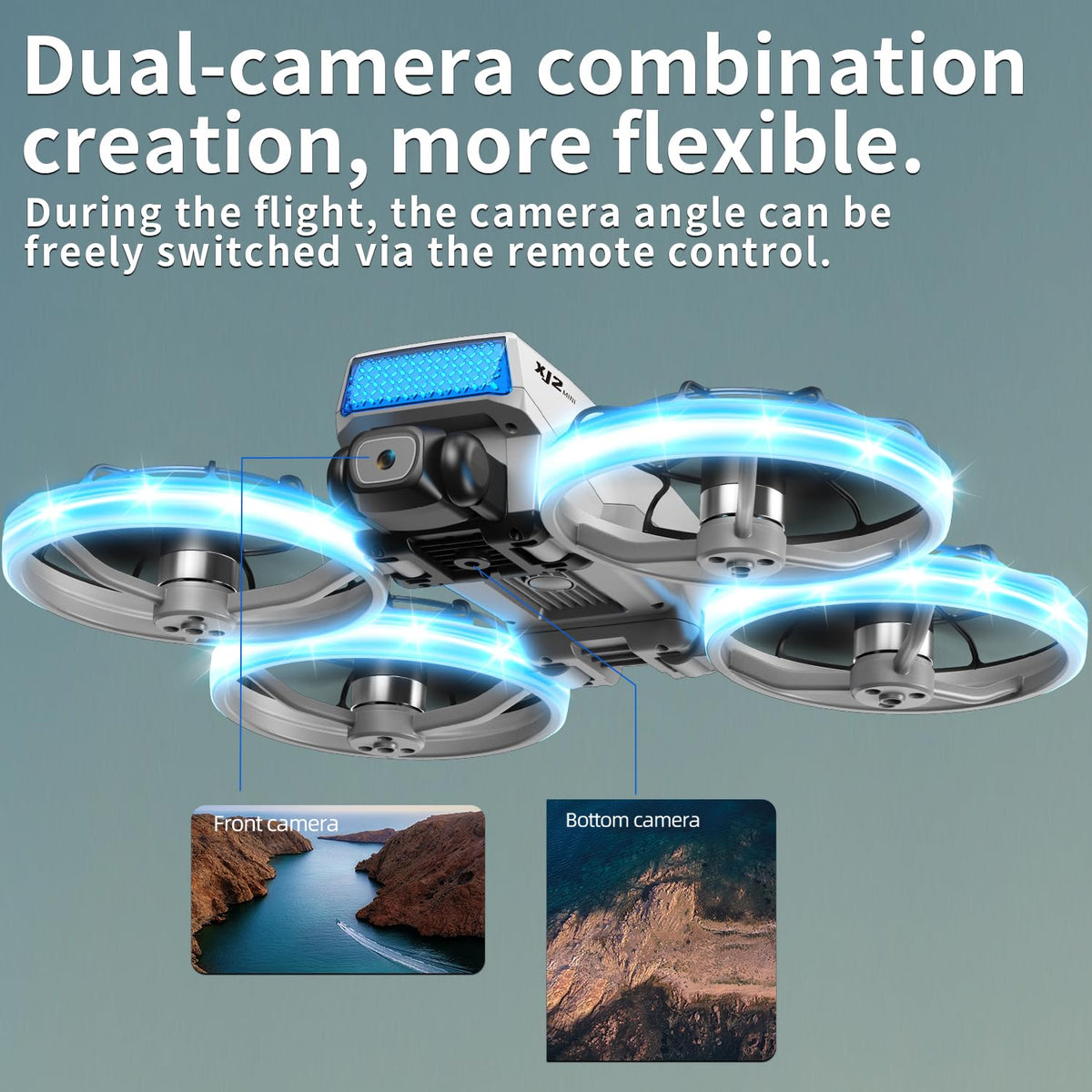 Foldable HD Camera Drone Under 250g with Propeller Guards D781