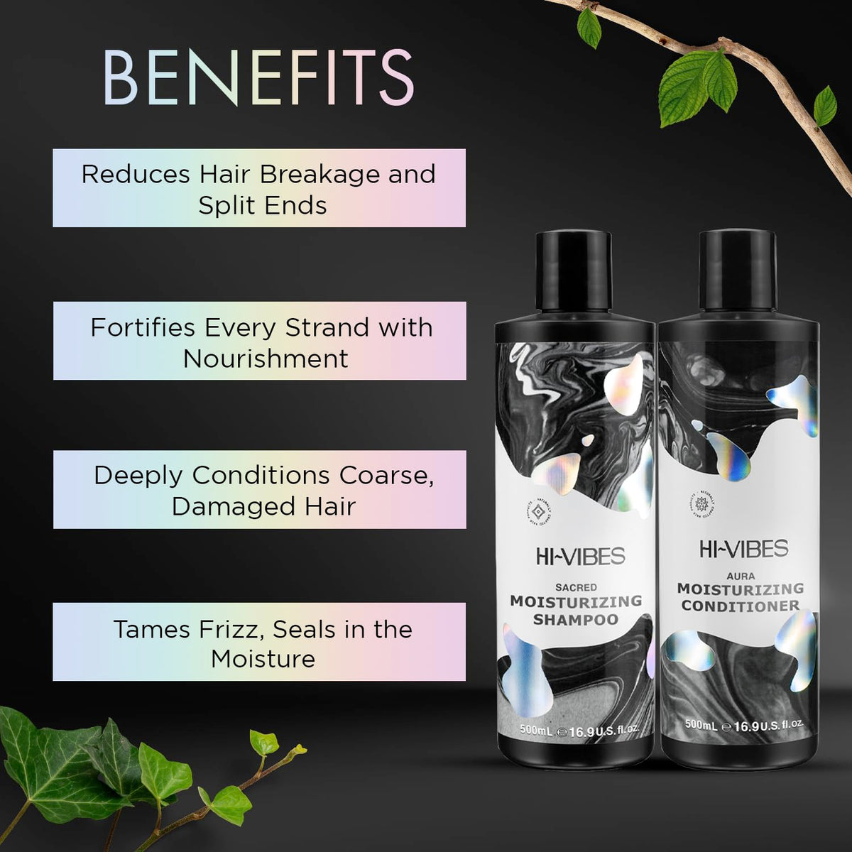 Vegan Argan Oil Shampoo Conditioner and Serum Set A345448