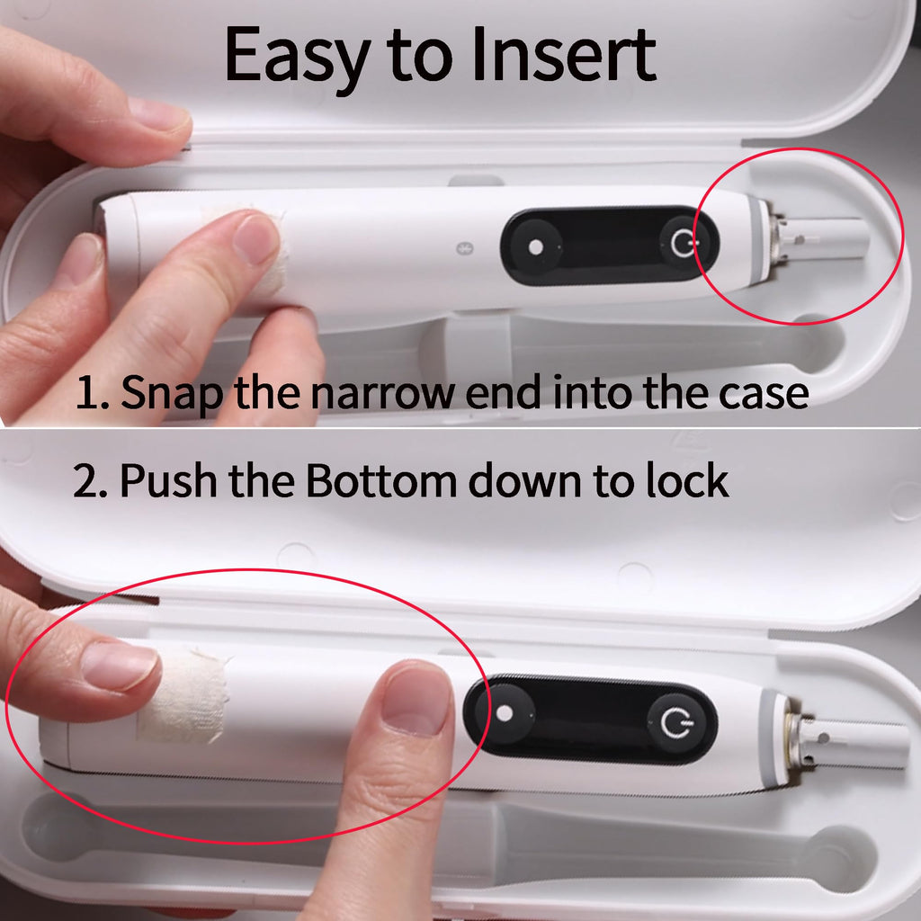 2 Pack Plastic Electric Toothbrush Travel Case R381719