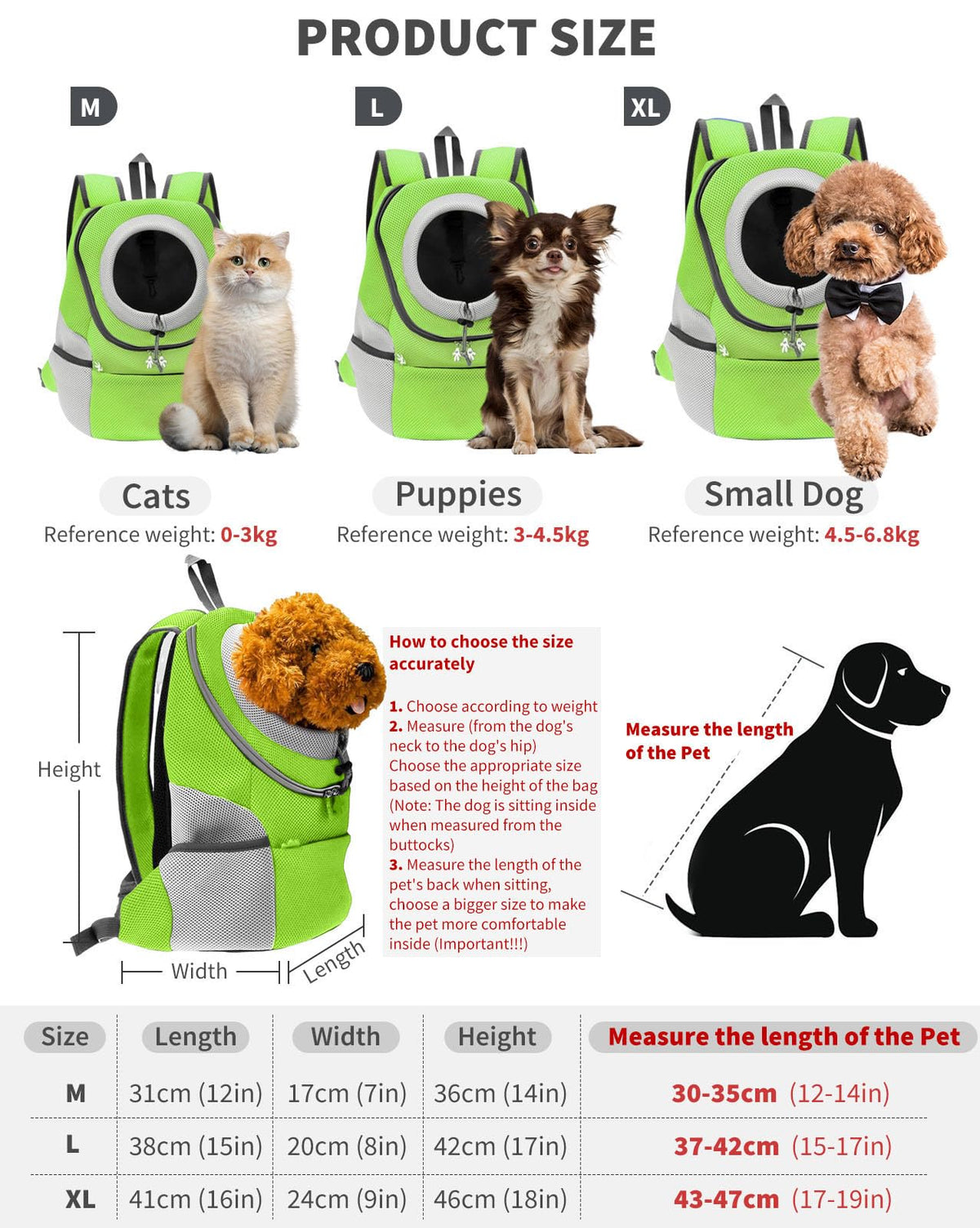 Dog Backpack Carrier Cat Carrier Pet Travel Backpack O6835