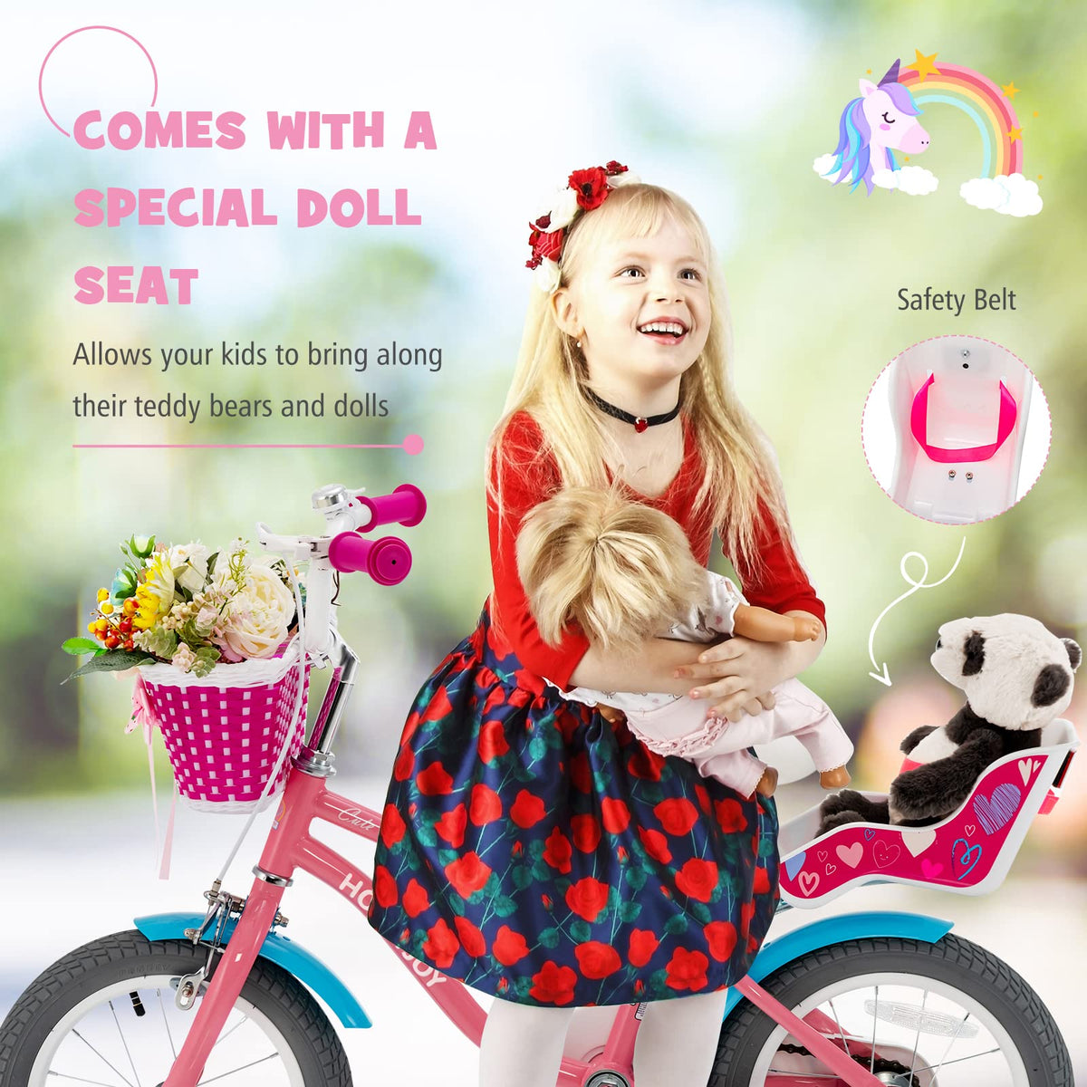 14 Inch Kids Bike with Training Wheels U117999
