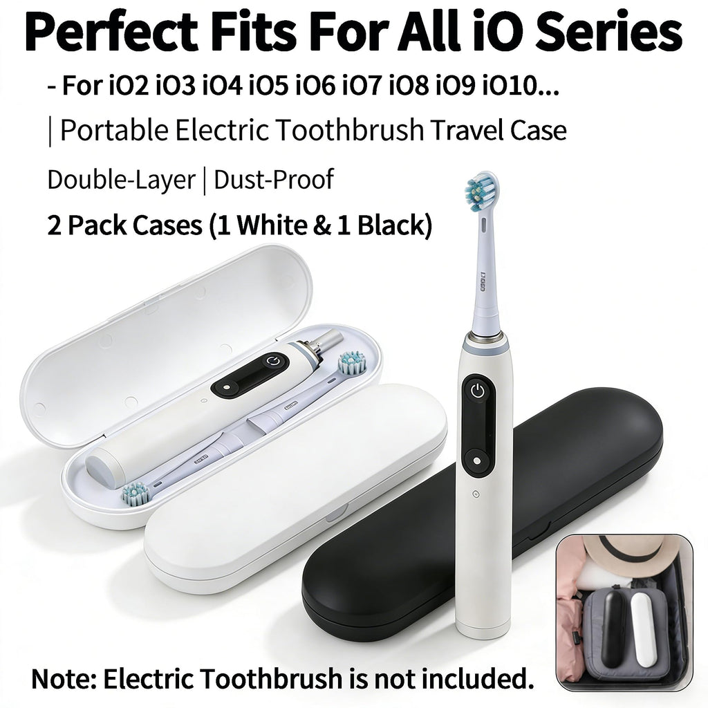 2 Pack Plastic Electric Toothbrush Travel Case R381719
