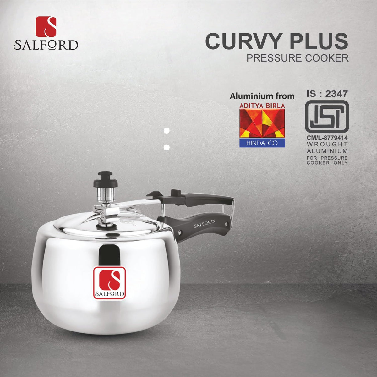 2 Litre Aluminium Pressure Cooker S795