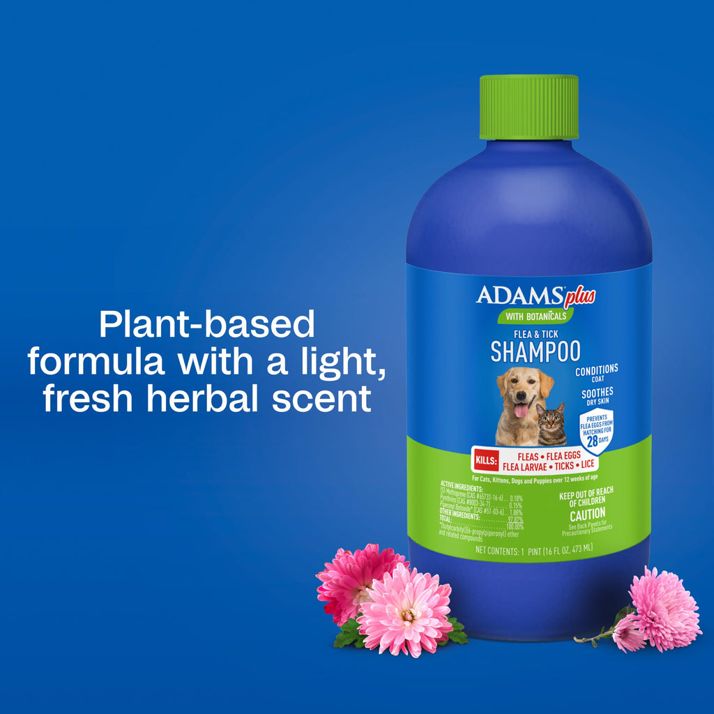 Flea & Tick Shampoo for Dogs 24 Ounces Q9898