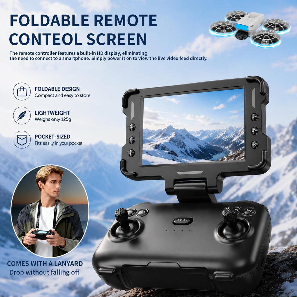 Foldable HD Camera Drone Under 250g with Propeller Guards D781
