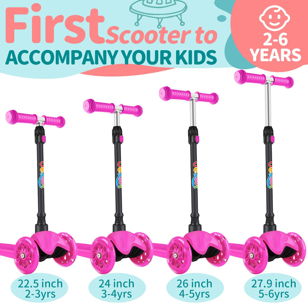 3 Wheel Kids Scooter with Light up Wheels P14558