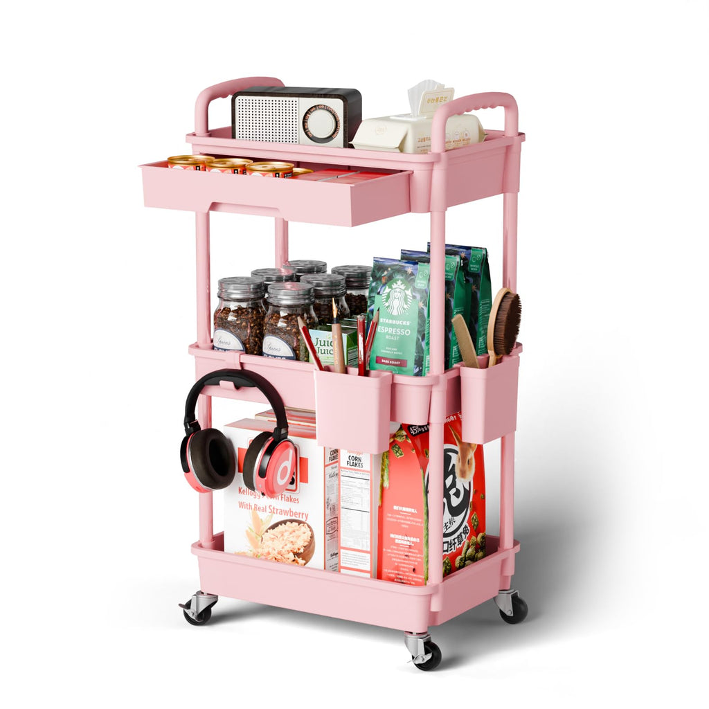 3 Tier Rolling Cart with Wheels N582
