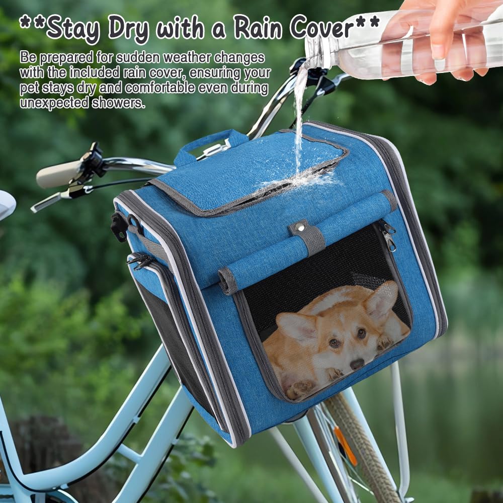 Expandable Foldable Dog Bike Basket Carrier S751710