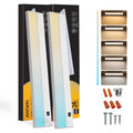 2 Packs Under Cabinet Lighting, 24in 18W Dimmable LED Light, 5 Color Temperature O246843