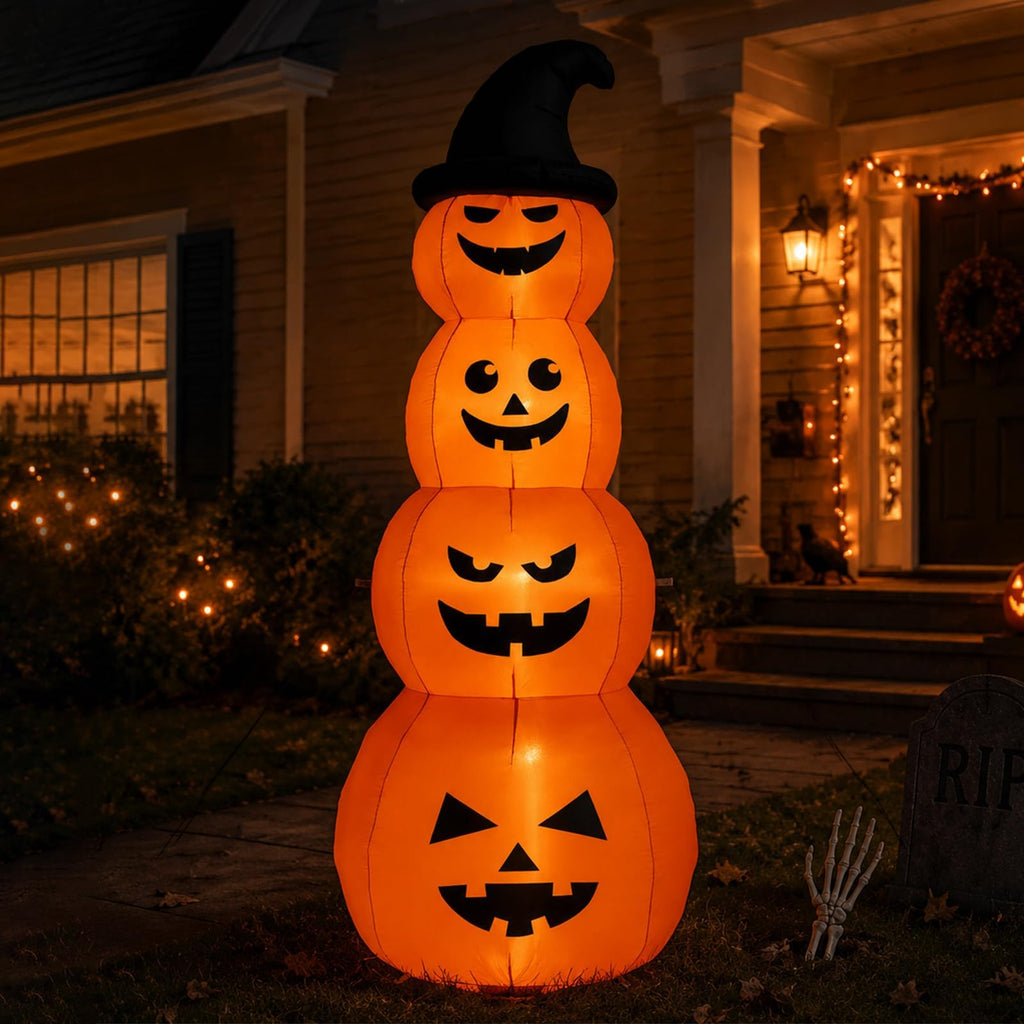 8FT Inflatable Stacked Pumpkins V388