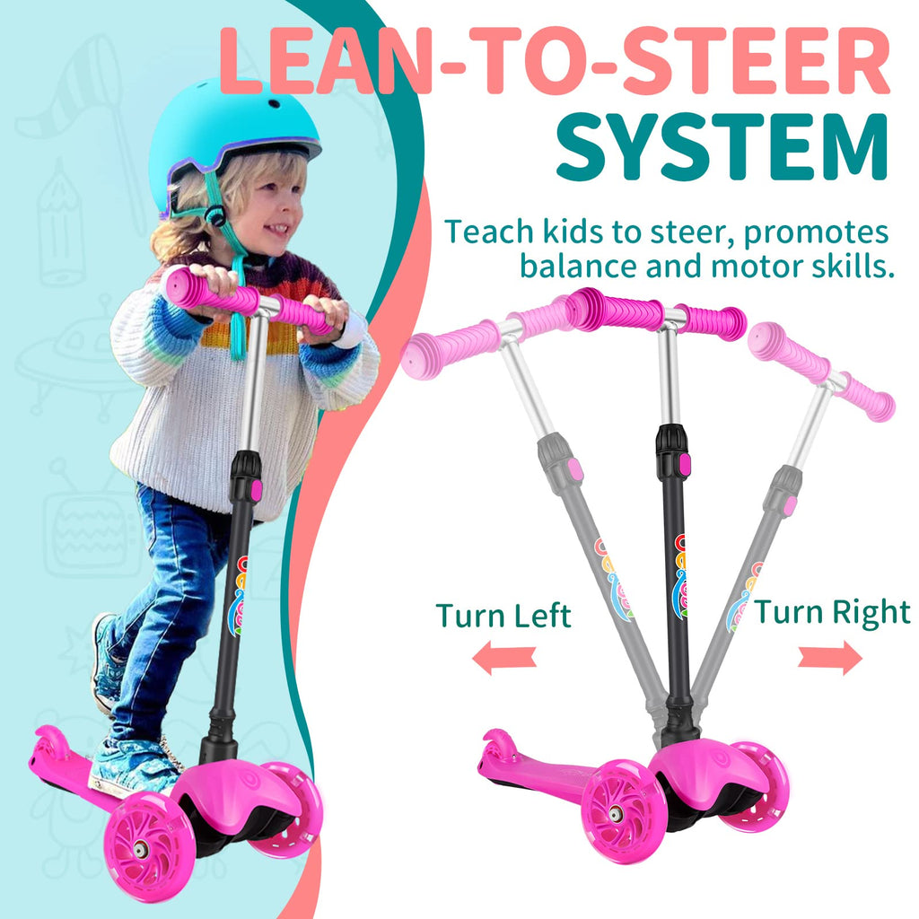 3 Wheel Kids Scooter with Light up Wheels P14558