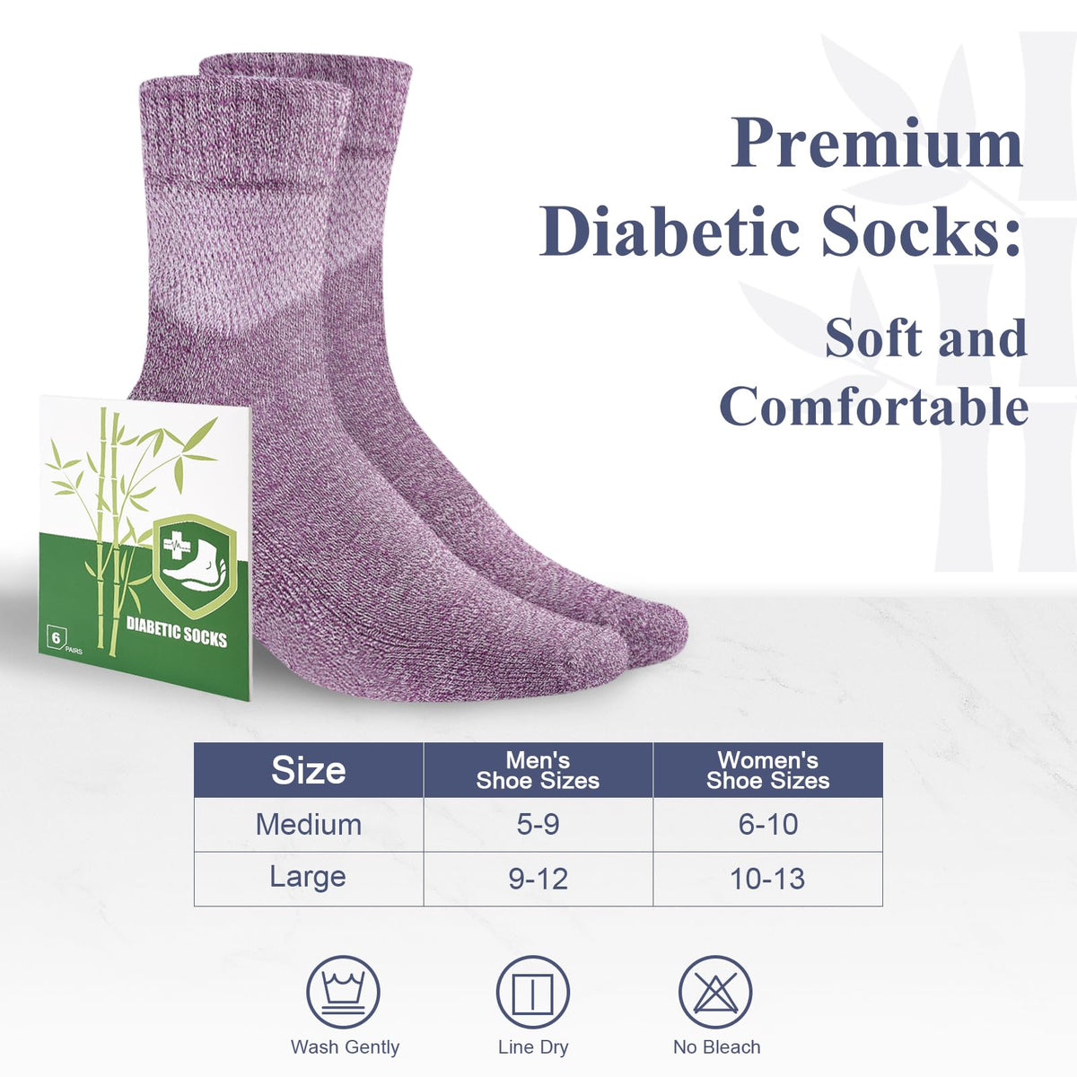 Bamboo Viscose Non Binding Wide Top Ankle Socks K686