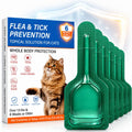 Waterproof Topical Flea & Tick Preventative for Cats, 6 Doses F290184