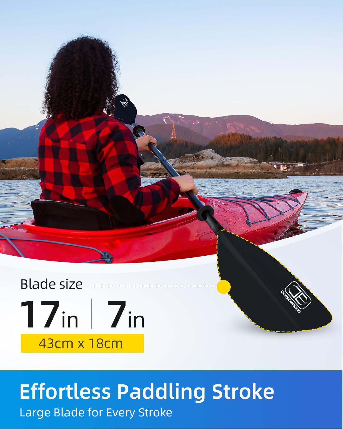 4 Piece Kayak Paddle Alloy Shaft U781