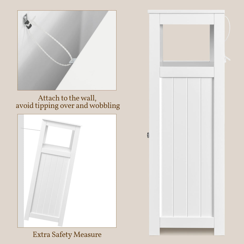 White 3 Drawer Bathroom Storage Cabinet Q7519