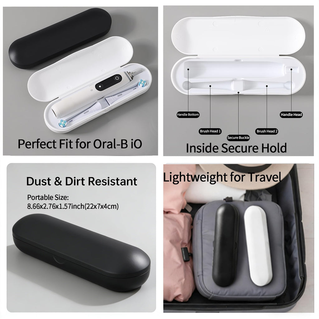 2 Pack Plastic Electric Toothbrush Travel Case R381719