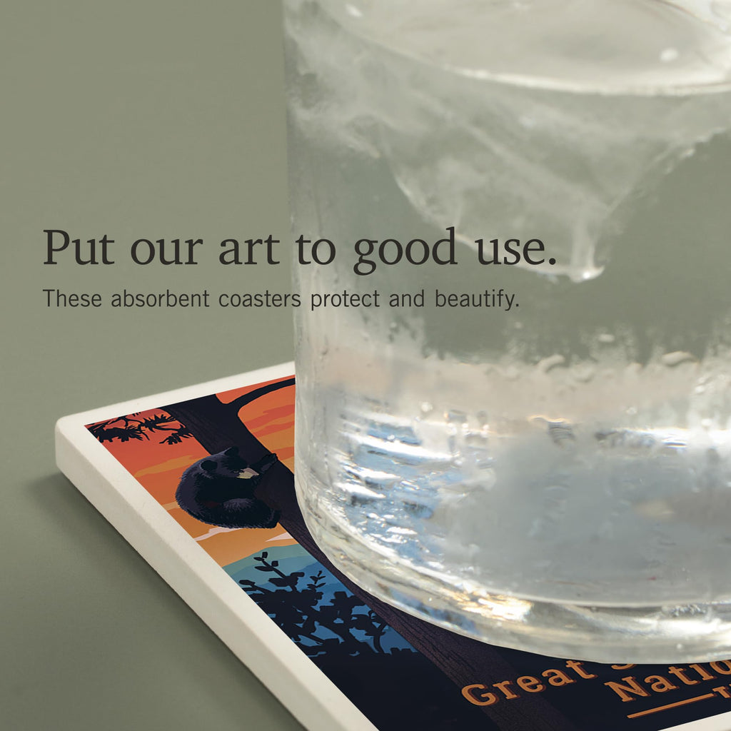 Ceramic Coaster with Cork Back G426708