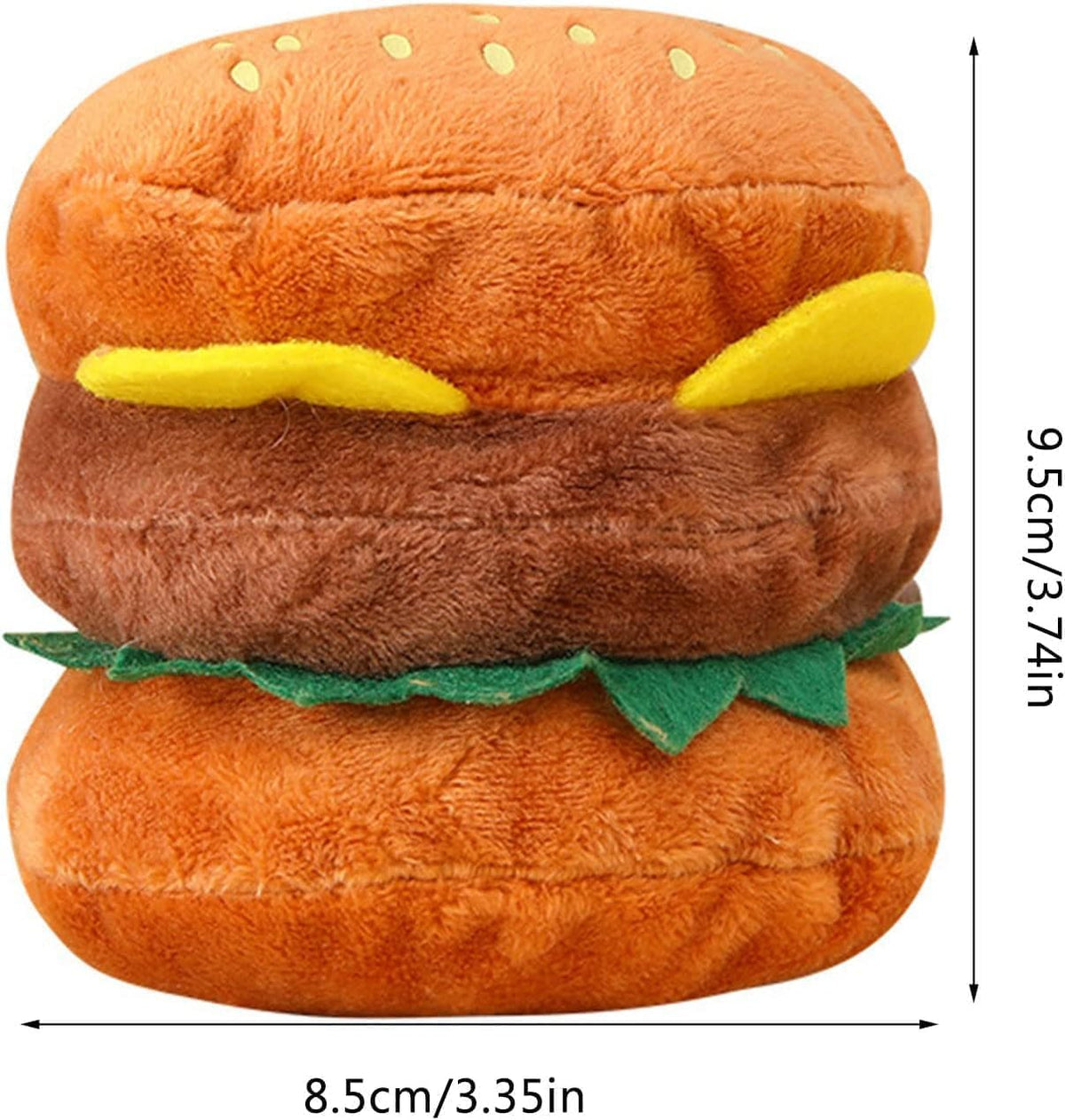 Hamburger Shape Dog Squeaky Toy M122