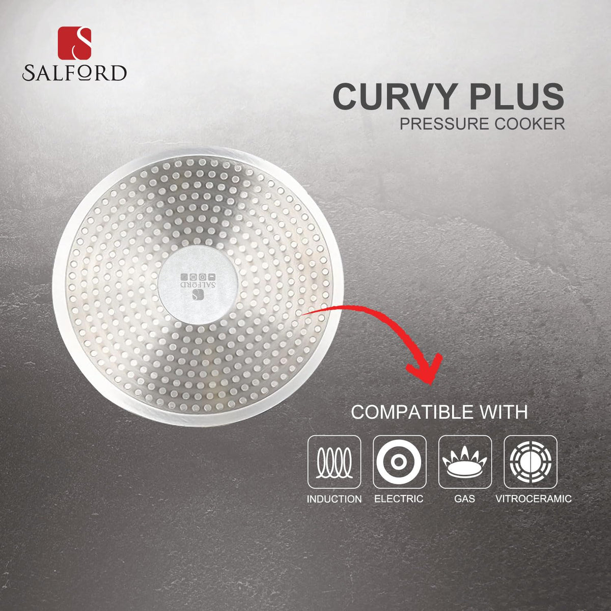 2 Litre Aluminium Pressure Cooker S795