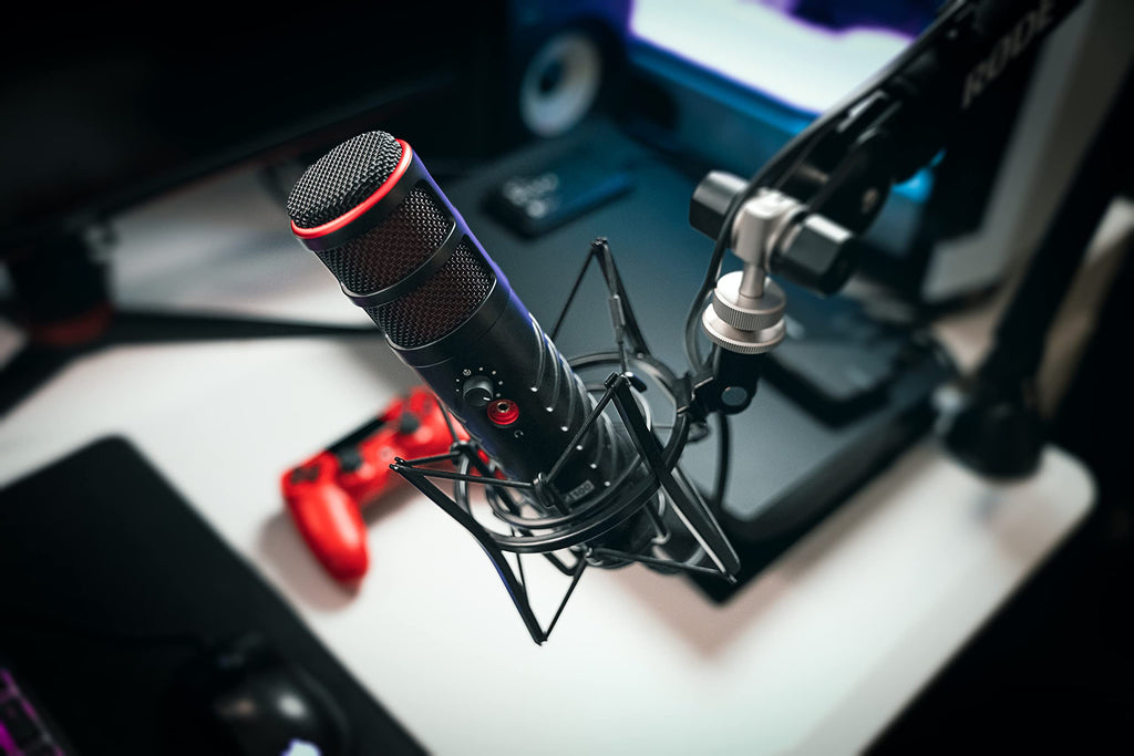 USB Dynamic Microphone & Desk-Mounted Boom Arm I67328