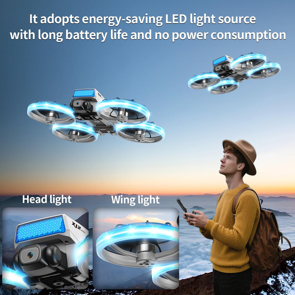 Foldable HD Camera Drone Under 250g with Propeller Guards D781