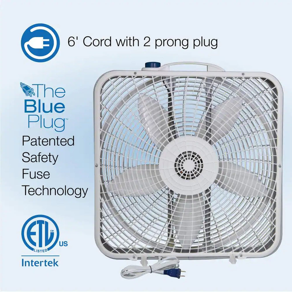 20" 3-Speed Box Fan D527