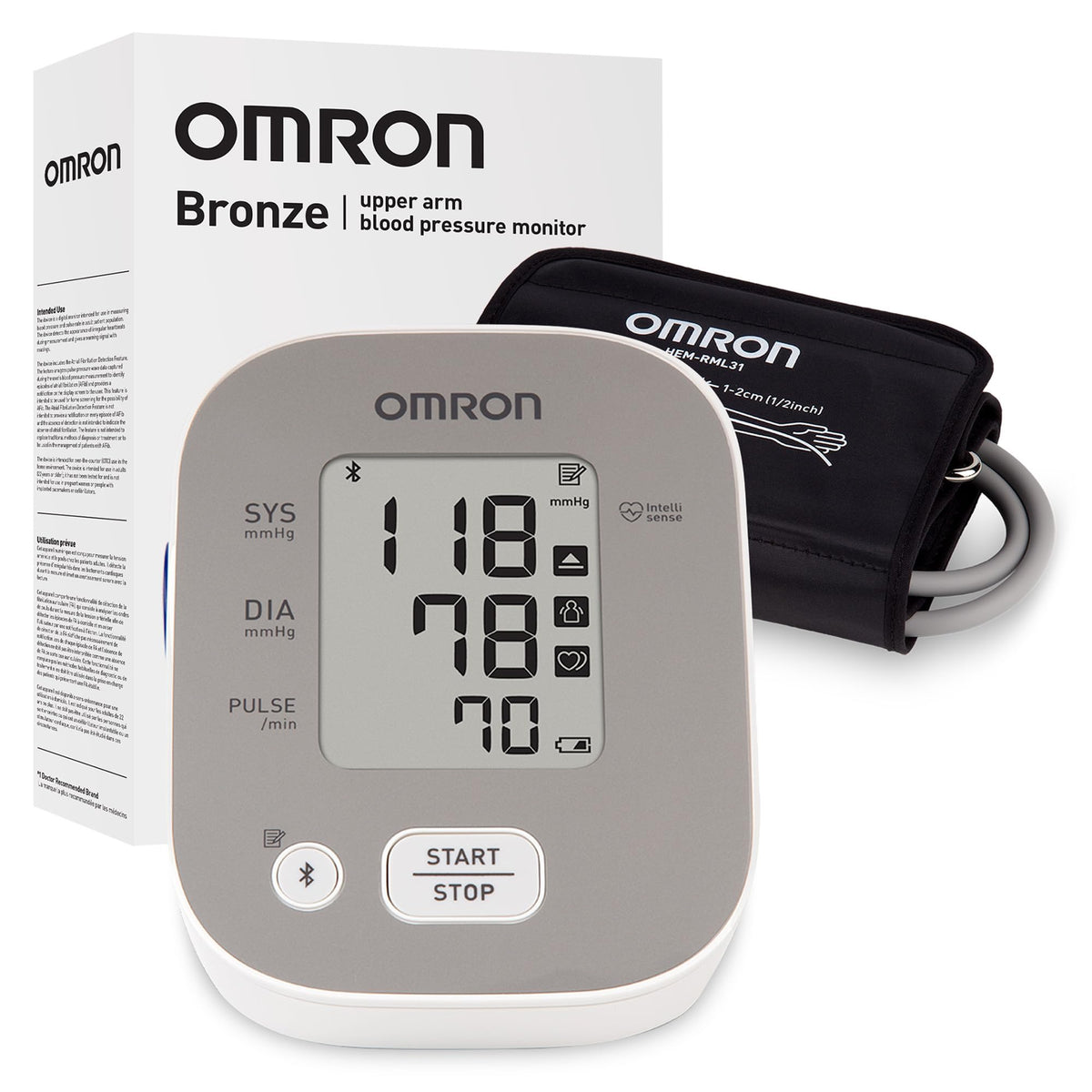 Bronze Blood Pressure Monitor & Upper Arm Cuff O237