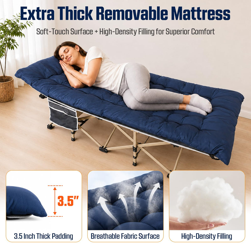 Camping Cot with Mattress T371