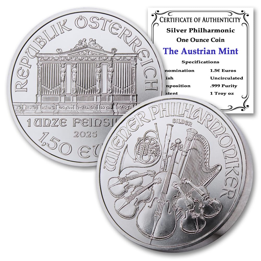 1 oz Austria Silver Philharmonic T23454
