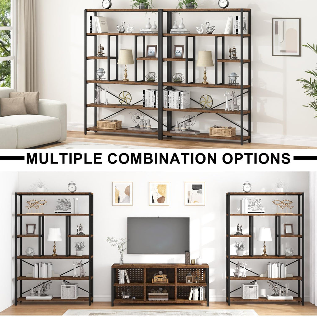 6 Tier Industrial Bookshelf J619909